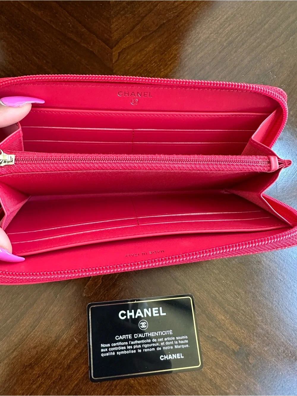 CHANEL Timeless Zip-Around Wallet